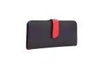 Vinata Genuine Leather Card Wallet For Women (Black)
