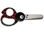 Fiskars Black, Brown Stainless Steel Kids Animal Scissors, Ladybird