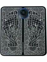 ODD M EVEN Rechargeable ( EMS ) FOOT massager mat , Muscle Stimulator, Simulated Massage Therapy for Foot,Hands,Arms,Shoulder,Arthritis Pain and Vericose Veins,Drug-free Pain Relief