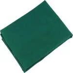 DOKCHAN Pure Cotton Green Color Altar Pooja Cloth For Pooja (Size - 1.25 Meter)
