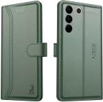 Aibex Vivo V27e Green Artificial Leather Foldable Stand and Pocket, Magnetic Closure, Dual Protection Flip CoverPack of 1 Mobile Flip Cover