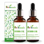 Expo Organics Premium Quality Vitamin E Oil For Healthy Skin & Hair | 100% Natural Therapeutic Grade (60ml)