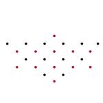 Comet Busters Black, Red Round Bindi For Women