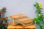 SILPAKARMAN_HANDCRAFTED NATURAL BAMBOO THREE WAY LAPTOP STAND (40CM x 33CM)