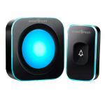 amiciSmart Wireless Doorbell with Touch Button, 120m Range Call Bell with 36 Chimes 4 Volume Level and RGB Indication