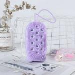 Masox Store Silicone Bubble Bath Brush Quick Bath Brush Scrubbing Brushes Soft Rubbing Massage Bubble Body Cleaner Silicone Bathroom B-56