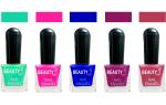 OUR Beauty Multicolor  High Quality Quick Dry Long Lasting Hd Colors Nail Polish Yt35, 40 ml (Set Of 5)