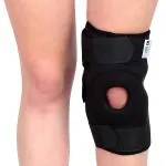 Longlife Black Knee Cap Support - Medium