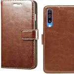 Coverview Flip Cover for Samsung Galaxy A50s, Samsung Galaxy A30s, Samsung Galaxy A50 - Cherry Brown