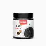 OKRAA Black Garlic - 100 GM (Natural) Super Food/Highly Nutritious/Ready To Eat Peeled Cloves