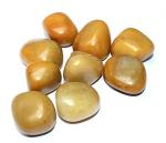 Jet International Yellow Jade Authentic Tumbled Stones