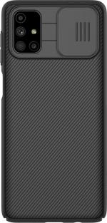 Nillkin Samsung Galaxy M51 Black Plastic, Polycarbonate Mobile Back Cover