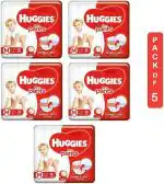 Huggies White Dry Pants Baby Diapers Medium 40 Pieces |Pack of 5