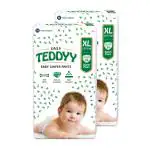 Teddyy Easy Extra Large (XL) Size - 52 diapers| Pack of 2 |(9-14 kg)Baby Diaper Pants Upto 10hrs Protection, Anti bacterial, Anti Rash