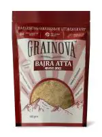 GRAINOVA Bajra Atta 450 g | Rajwadi Bajra Aata | Pearl Millet Flour | Bajra Flour Best for Winter | Bajre ka Atta 450gm Rich in Dietary Fibers