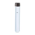 ABGIL Borosilicate Glass Tube Culture Media Round Bottom With Screw Cap And Rubber Cap - 10ml Capacity - Set of 10 Units - OD x Length - 16mm x 125mm