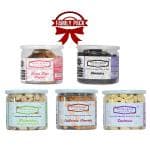 POOJAA NUTS SNACKS Family Pack Of 5 Premium Dry Fruits& Nuts Each200gm Total 1kg