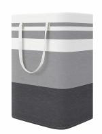 House of Quirk 75L Laundry Collapsible Large Laundry Baskets(Gradient Stripe)