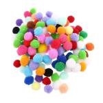 Lakeer 500 Pieces Mixed Color Felt Balls Pompom Ball Pom Pom for DIY Sewing Crafts Jewelry Making - Multicolor, 25mm