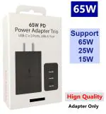 SNPD Sold: 65W Charger with Type-C Cable Fast Supportable for Samsung 15W, 25W & 65W Charging Mobiles