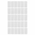 CONA 9356 Status Blank Plate, White - Pack of 30|Modular Blank Plate|Blanking Plates|Switch Cover