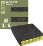 E-Cloth Pet Cleaning & Drying Towel - Super-Absorbent Microfiber Towel for Pets, Animals, Dogs, Cats - Large
