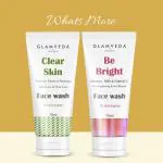 GLAMVEDA Be Bright Skin Brighteing & Clear Skin Anti Acne ( Pack Of 2 ) Face Wash (150 ml)