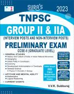 SURA'S TNPSC Group II & IIA Preliminary Exam CCSE-II (Graduate Level) General Studies Exam Book in English