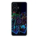 aadia REALME C55 PRINTED MOBILE SKIN STICKER DECAL LAMINATION (PERFECT FIT/ONLY BACK/MATTE FINISH)