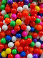 EEVOVEE 200 pcs Medium Size Premium Multicolor Plastic Balls for Kids