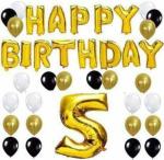 FANEX Latex Solid Happy Birthday Combo (Pack of 64)