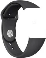 Microcart Silicone Black Smart Band Strap For Fitbit Charge 3