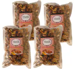 Power Kashmir Walnut Kernels Brown Halves 2 Kg (500X4) Fresh Tasty Walnut Giri, Akhrot Magaz Giri