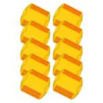 Robustt Road Reflector, Plastic ABS Road Stud (Set of 10 pieces, Yellow and Red)