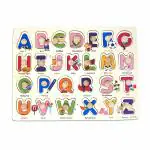 Parteet Kids Learning pad Doodle Magic Glow Pad (Wooden_(ABC)