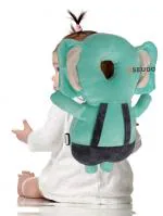 Pseudo Baby Head Protector, Adjustable Size Baby Learn to Walk Or Run Soft Safety Helmet, Infant Anti-Fall Anti-Collision for Baby and Kids Toddler (Green)