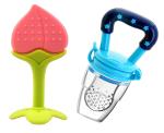 Manan Shopee Kids Multicolor Silicone Baby Fruit Nibbler Feeder