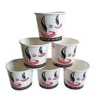 KANTA ENTERPRISES 90 ml[Pack of 300] White Colour Small Size Disposable Paper Cups for Tea/Coffee