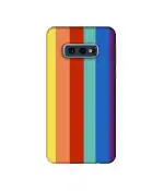 Casotec Rainbow Colors Design 3D Printed Hard Back Case Cover for Samsung Galaxy S10e