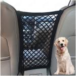 CARIZO Dog Car Pet Net Barrier with Auto Safety Mesh Organizer Storage Bag Universal, Triple Layered Compatible with Tata Altroz l Auto parts l Dog Net l Net for dog Safety l Car decoration accessaries