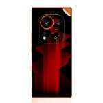 GADGETSWRAP Printed Vinyl Skin Sticker for Tecno Phantom X2 Pro - Red Crack