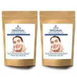 Mokshaum Original Indian Healing Clay Mask Powder For Skin - Oil Control, Even Skin Tone, Reduce Acne,Deep Pore Cleansing Face Mask- Suitable For Oily And Blemished Skin - 400g (200g*Pack Of 2)