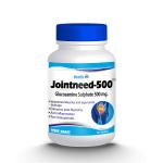 Healthvit Jointneed-500 Glucosamine Sulphate 500mg For Osteoarthritis | Enhances Joint Strength, Mobility, and Flexibility | Improves Muscles & Ligaments Damage | 60 Tablets