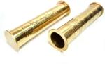BikenWear ALMOS Handle Bar Brass Grip For Royal Enfield Classic, Classic 350, Classic 500, Classic Chrome, Classic Desert Storm, Electra, Thunder Bird 350, Thunder Bird 500 (Pack of 2)