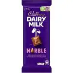 Cadbury Dairy Milk Marble Chocolate With Hazelnut Praline Bar, 173 G