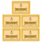 Khadi Ark Herbal Natural Kesar & Olive Bath Soap|Herbal Soap|Natural Soap|Khadi Soap|Organic Soap for Men & Women 125gm Pack of 5