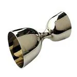 Anything & Everything Stainless Steel Premium Peg Measurer Jigger Cup 30/60 ml, Alcohol Whisky Wine Cocktail Shot Glass Drink Measurement Perfect for Home Bar Double Side Tool (Silver)