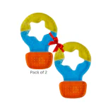 Babyme Premium Water Filled Ring Baby Teether with Carry Case, Cooling Teether, BPA Free