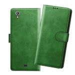 HANIRY Flip cover For Gionee P4s flip cover / P4S flip cover / Green