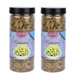 SAGAR NUTS Healthy Dry fruits Raisins 500gram-pack of 2 each 250gm